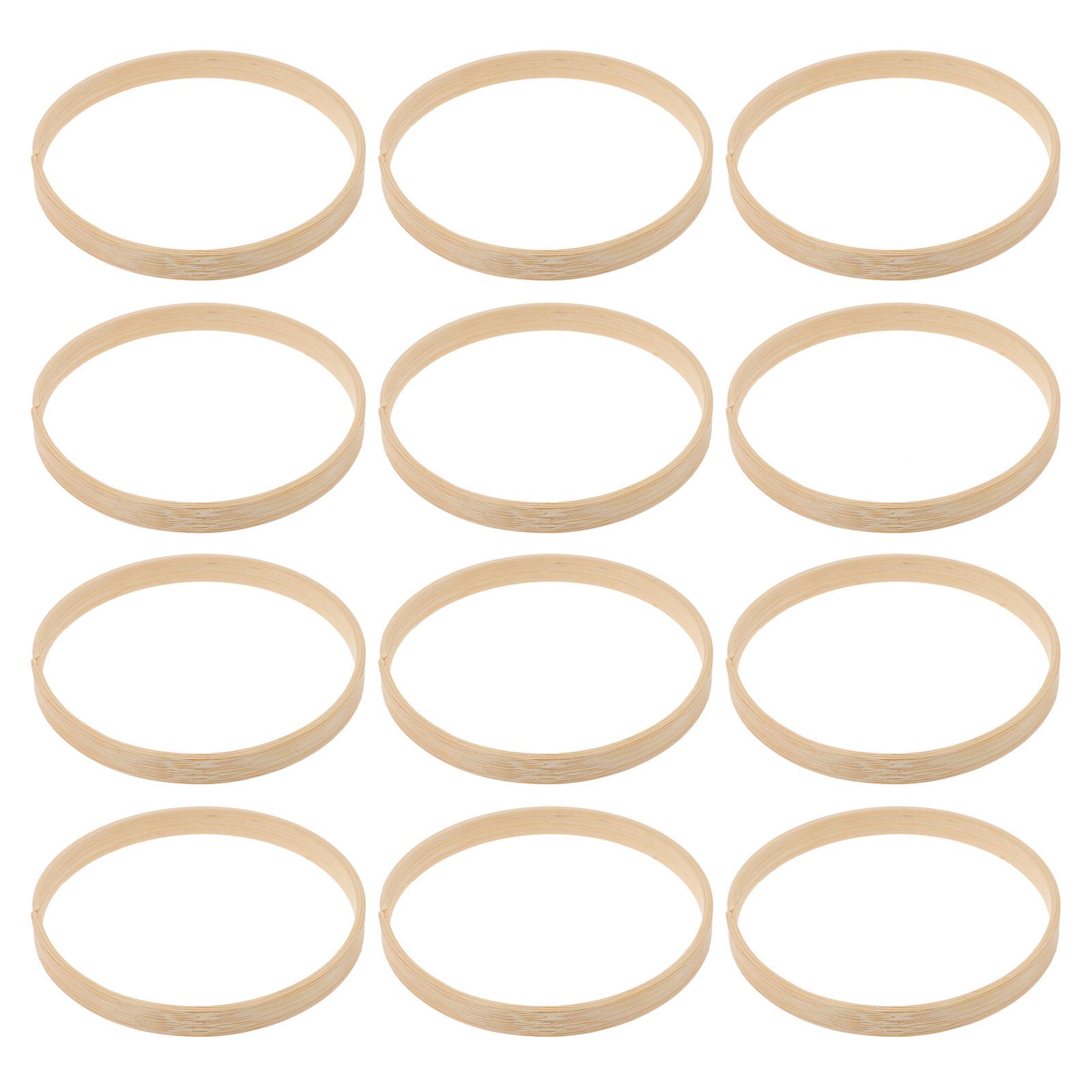 YUNLIGHTS 12pcs Dream Catcher Rings for Macrame Craft Supplies Floral Hoop