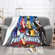 thumbnail image 2 of Manta polar de Power Rangers, súper suave y acogedora, manta de franela ligera, suave y cómoda, mantas de felpa cálidas para sofá, cama, 2 of 5