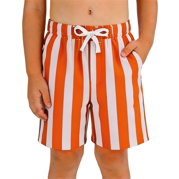 Boys Two Tone Print Athletic Shorts for Everyday Casual Outdoor Activities Lightweight Summer Bottoms