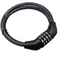 thumbnail image 1 of Bicycle Combination Lock 65 Cm, Steel Cable Covered, Bicycle Numbers Lock, 1 of 5