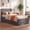 Gray, variant on ELLEGNT Bed Frame Twin Size, Wooden Slat Support, Headboard and Storage Drawers,  Walnut