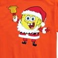 thumbnail image 3 of SpongeBob SquarePants - Spongebob Santa Christmas - Men's Short Sleeve Graphic T-Shirt, 3 of 6