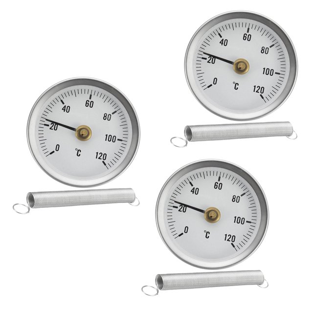 3x Medidor De Temperatura Termómetro Tubo 63mm Con Resorte Concepto Ergonómico Profesional Sunnimix Clip en tubo termómetro