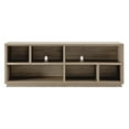 thumbnail image 3 of Evelyn&Zoe Bowman Rectangular TV Stand for TV's up to 75" in Antiqued Gray Oak, 3 of 5