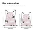 thumbnail image 4 of Bingfone Cute Panda Drawstrings Backpacks Bags For Men Women Gym Drawstrings Bag, 4 of 9