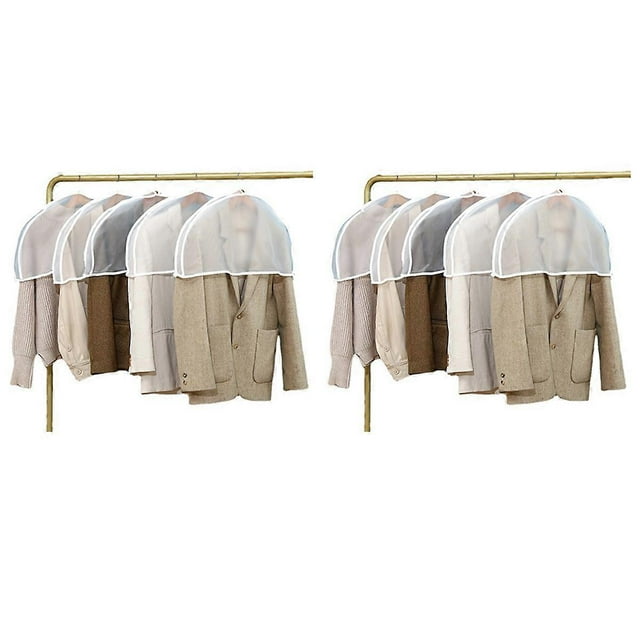 Clothing Dust Cover Home Transparent Hanging Pocket Coat Dust Covered