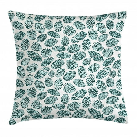 Pine Cone Throw Pillow Cushion Cover Botanical Woodland Theme