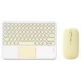 thumbnail image 1 of Mistaha Clavier et Souris Bluetooth Combo Bluetooth3.0 Sans Fil Rechargeable Clavier Souris Ergonomique Ensemble Design Mince Prise en Charge, 1 of 7
