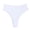 White, variant on Womens Bikini Swim Thong Bottom Briefs Solid Color High Cut Swimwear Swimsuit Bottoms