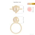 thumbnail image 5 of ANGARA Trillium Golden South Sea Cultured Pearl Solitaire Ring in 14K Yellow Gold for Women | June Birthstone, Birthday, Anniversary, Jewelry Gift for Women | Pearl Ring, 5 of 9
