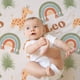 thumbnail image 2 of Manta personalizada Boho Jungle para bebés y niños, 2 of 4