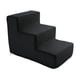thumbnail image 1 of Rampa para gatos, escalera para perros, cubierta lavable a máquina, cubierta de escalera portátil resistente a arañazos, multifuncional para perros , L 3 Paso Negro, 1 of 8