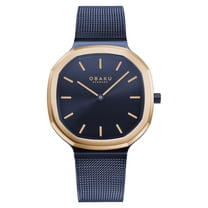 Obaku Women's Oktant Blue Dial Watch - V253LXSLML