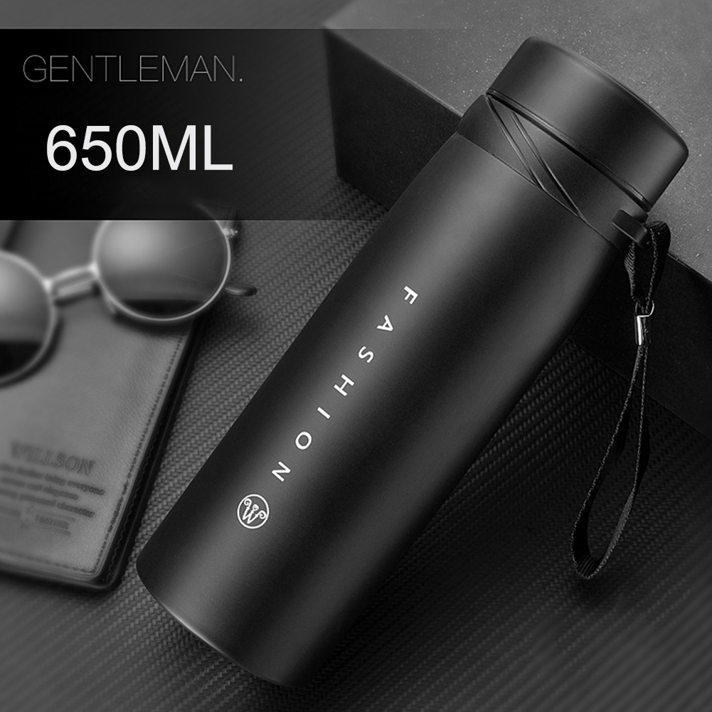 650/900/1100ml Thermos Mug Stainless Steel Water Bottle Portable Tea