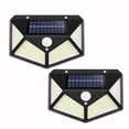 thumbnail image 1 of Luz solar recargable para patio exterior (2 piezas, 100LED tres funciones, 1 of 5