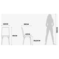 thumbnail image 5 of Moveis Silla para Comedor de Madera Tapizada con Tela Diseño Ergonómico color Blanco con Madera, 5 of 5