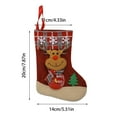 Christmas Hanging Decorations Cartoon Old Man Snowman Deer Pattern