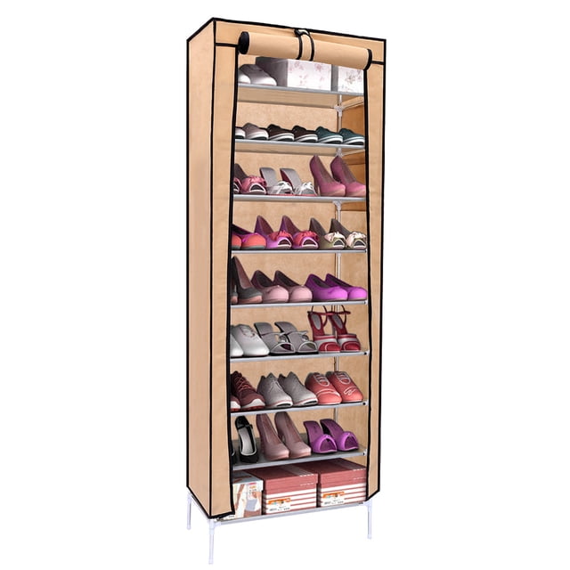 Zapatero De 10 Niveles, Organizador De Almacenamiento, Estante Para Zapatos Para Oficina En Casa matsuzay HA024362-02