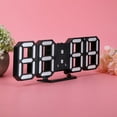 thumbnail image 4 of Exquisite Digital LED Electronic Hanging Alarm Clock with Two Color Changing White + Blue, 4 of 8