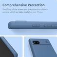 thumbnail image 2 of Google Pixel 6A Case, Slim Soft Anti-Scratch Microfiber Lining Full-Body Protective Phone Case for Pixel 6A (Blue), 2 of 6