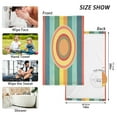thumbnail image 6 of Yayeee 100% Cotton Hand Towels for Bathroom 16" x 28" Kitchen Towel, Colorful Stripes, 6 of 7
