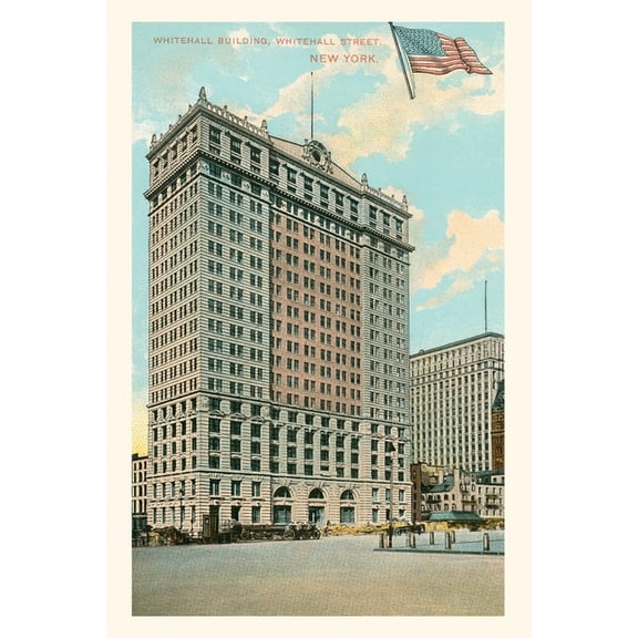 Pocket Sized - Found Image Press Journals: Vintage Journal Whitehall Building, New York City (Paperback)