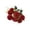 Red, variant on Fresh Style Carnation Artificial Flowers, Small and Festive Faux Floral Bouquet, for Home Table, Bedroom, Living Room and Festival Celebration Decoration to Add Fresh and Warm Atmosphere, Red