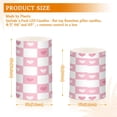 thumbnail image 6 of Yayeee Flameless Candles with Remote Flickering Battery Operated Multi Color Changing, Pink Checkered Heart, 6 of 7