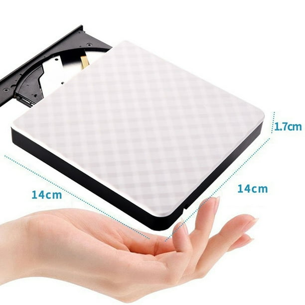 Grabadora de DVD externa USB 3.0 Grabadora Reproductor de CD/DVD ROM PC Unidad óptica