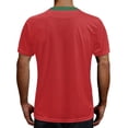 thumbnail image 6 of Mens Soccer Shirt Morocco Raglan Tops Short Sleeve Fashion Print T Shirt Round Neck Tee Top Sports Fan Casual Tops Tee L, 6 of 6