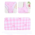 thumbnail image 5 of REDARER Girls Two Piece Gingham Bikini Swimsuit with Bow Print Sleeveless UPF 50+ Swimwear,7-8 Years, 5 of 6