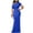 Blue, variant on Women's Elegant Sleeveless Off Shoulder Bodycon Long Formal Party Evening Dress Womens Petite Dresses And Formal Dresses Satin Prom Dress Dress Gown for Women Womens Gown Dress You Wear to A Wedding