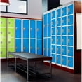 thumbnail image 4 of AdirOffice 72" Steel Large Metal Storage Locker for School & Office w/6 Doors, Blue, 4 of 7