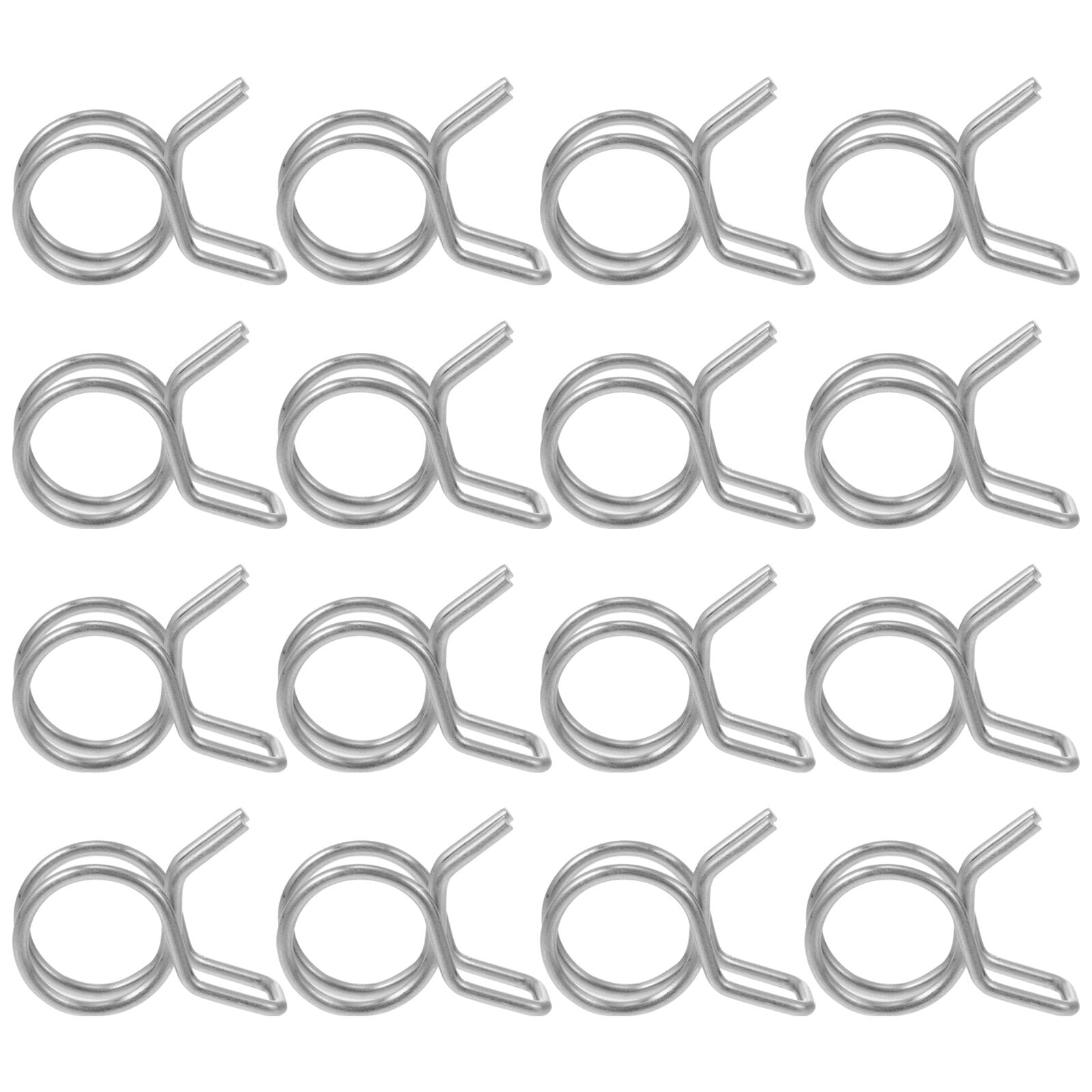 100pcs Irrigation Hose Clamp Garden Hose Clamps Stainless Steel Hose