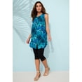 thumbnail image 2 of Roaman's Women's Plus Size Sleeveless Angelina Tunic, 2 of 6