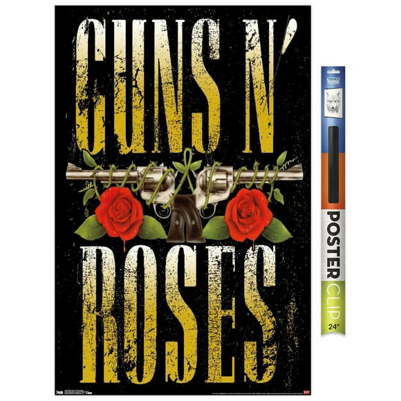 Guns N' Roses - Stacked Logo Wall Poster, 22.375" x 34"