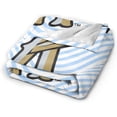 thumbnail image 2 of Charlotte Knights Logo Fleece Blanket, Very Soft Microfiber Flannel Blanket for Couch Warm and Cozy for All Seasons, 2 of 6