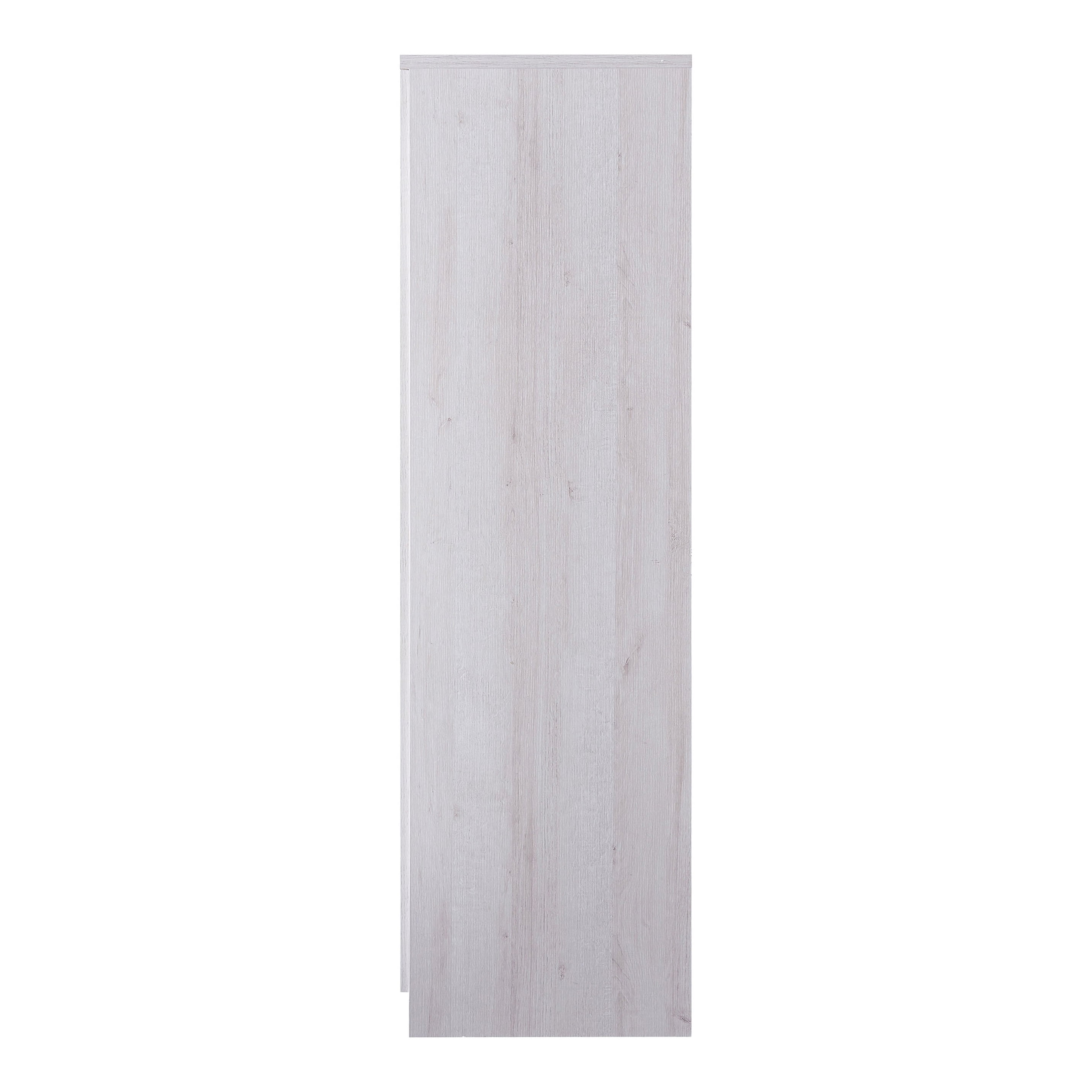 Furniture of America Drego Wardrobe with 2-Shelf, White Oak
