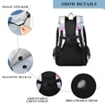 thumbnail image 4 of FORMRS Unisex School Backpack 17" Student Travel Bag with Laptop Compartment, Retro Simple Shapes, 4 of 7