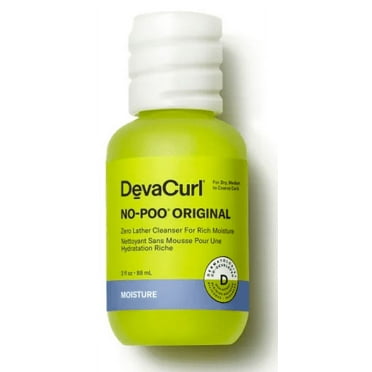 DevaCurl NO-POO Original Shampoo Travel Hair Care, 3 oz
