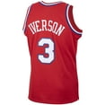 thumbnail image 3 of Men's Mitchell & Ness Allen Iverson Red Philadelphia 76ers 2002/03 Hardwood Classics Swingman Jersey, 3 of 3