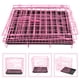 thumbnail image 2 of Folding With Toilet Dog Cage Teddy Poodle Small And Medium Dog Cat Cage Rabbit Cage Pet Cage(Pink), 2 of 5