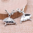 thumbnail image 2 of K-KED 60 Pcs Antique Silver ballet Charms Pendant 26x21MM B16187, 2 of 3