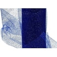 thumbnail image 2 of DECORATIVE SILK INC. tulle Glitter Fabric 54" by 10 Yards (30 ft) Tulle Bolt for Wedding, party and Decoration (NAVY), 2 of 2