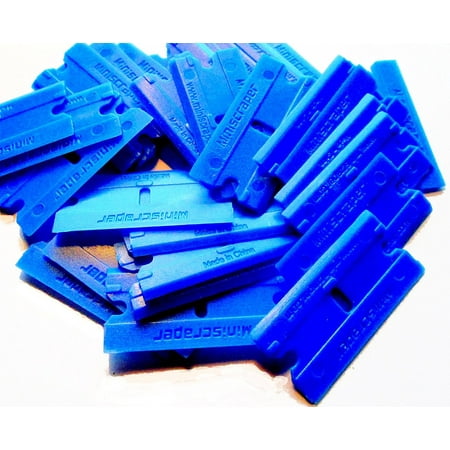 - 100 Pack Plastic Razor Blades Double Edged Polycarbonate