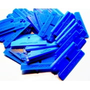100 Pack Plastic Razor Blades Double Edged Polycarbonate