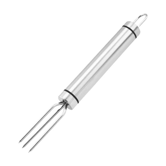 Stainless Steel Corn And Potato Forks And Great For Family Gatherings Skewers Extra Long Thick Wooden Skewers for Grilling Hot Dog Roasting Stick Folding Camping Shovel Kids Log And Roasting Sticks
