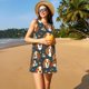 thumbnail image 3 of Balery Cute Puppy Vestidos de verano para mujer con estampado: vestido holgado sin mangas, vestido playero informal y cómodo para días calurosos., 3 of 7