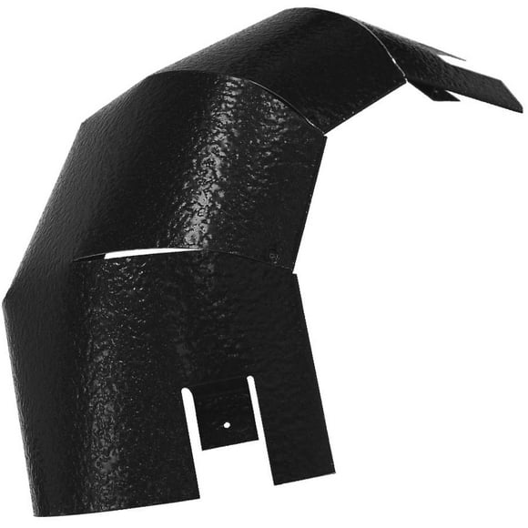 Tuyau de Poêle Noir 90 Degrés Heatshield