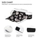 thumbnail image 3 of Balery black white Skull bone Gorra deportiva con visera ajustable para mujer y hombre (talla única), 3 of 7